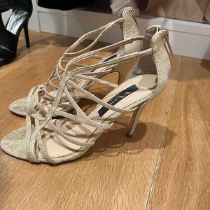 Nina New York Gold Heels
